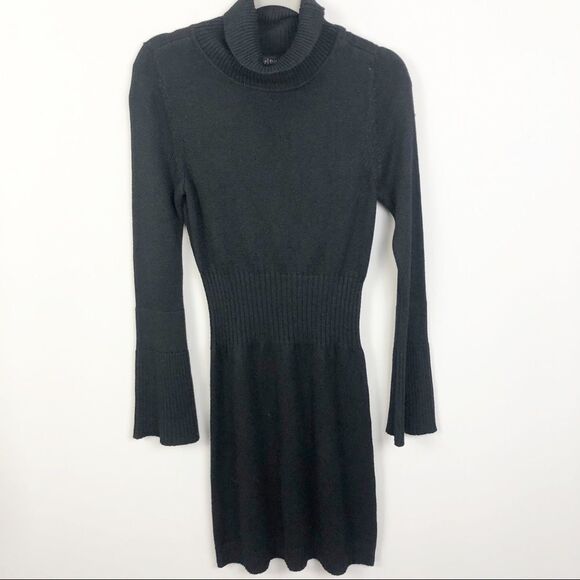 WHITE HOUSE BLACK MARKET | Black Sweater Dress S - Picture 1 of 7